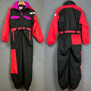 Vintage Obermeyer Relay Ski Suit Snowsuit Junior 18 One Piece Retro Snowsuit